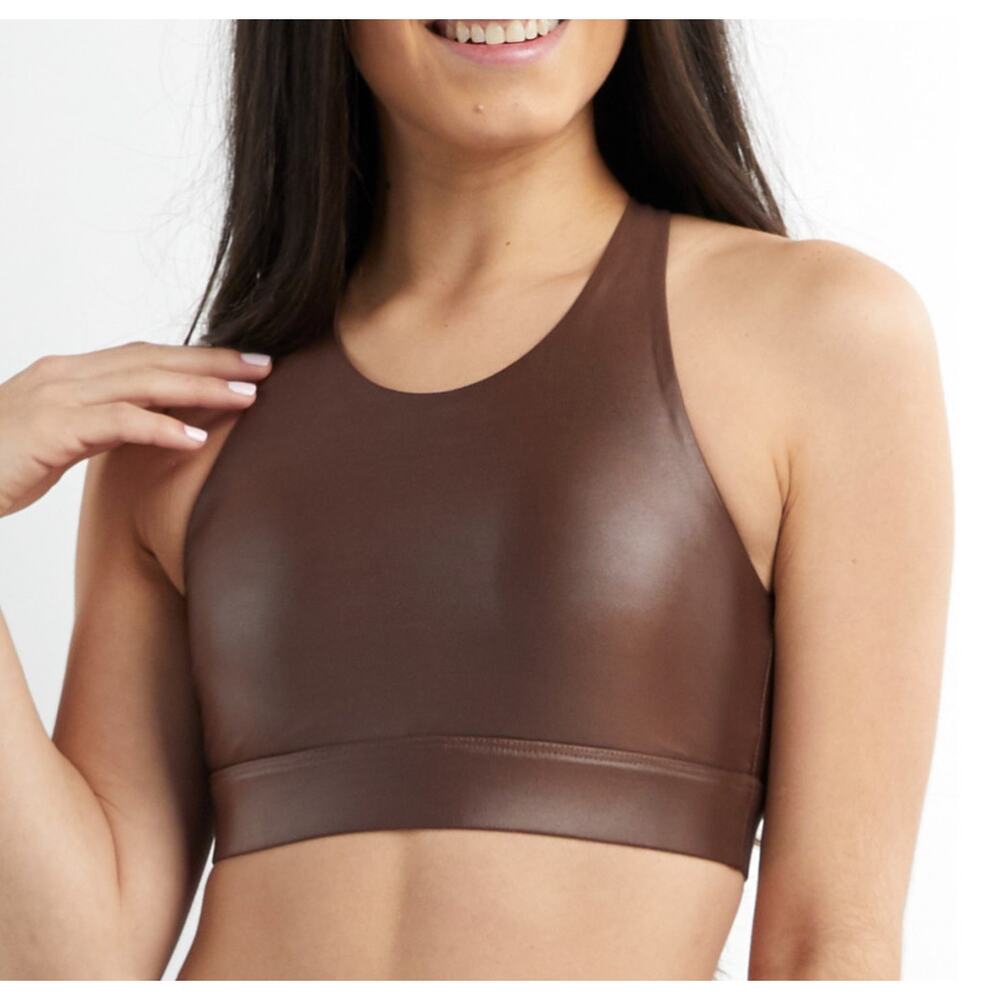 Savvi Mirage Sports Bra Earth NWT Small